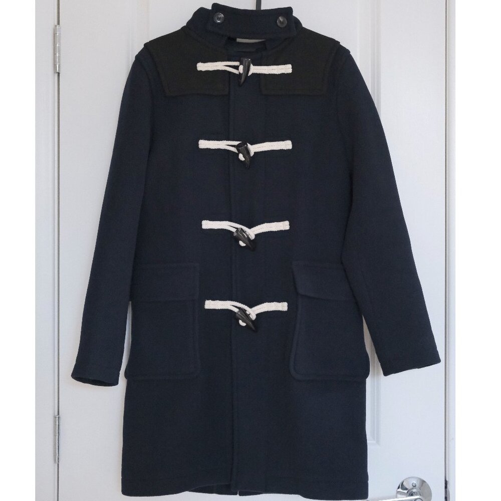 Uniqlo X JW Anderson Wool Blend Hooded Long Duffle Coat (XS)